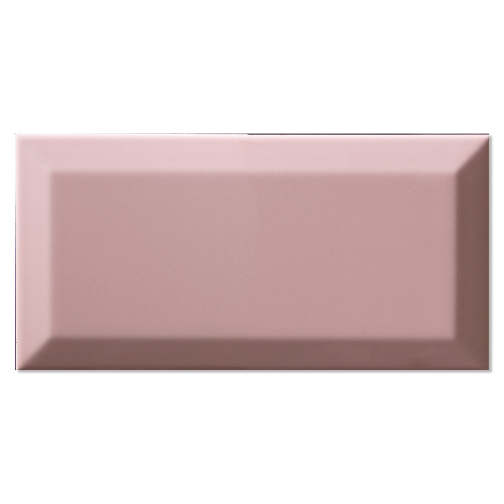 Veggflis Metro Fasat Rosa Blank 10x20 cm